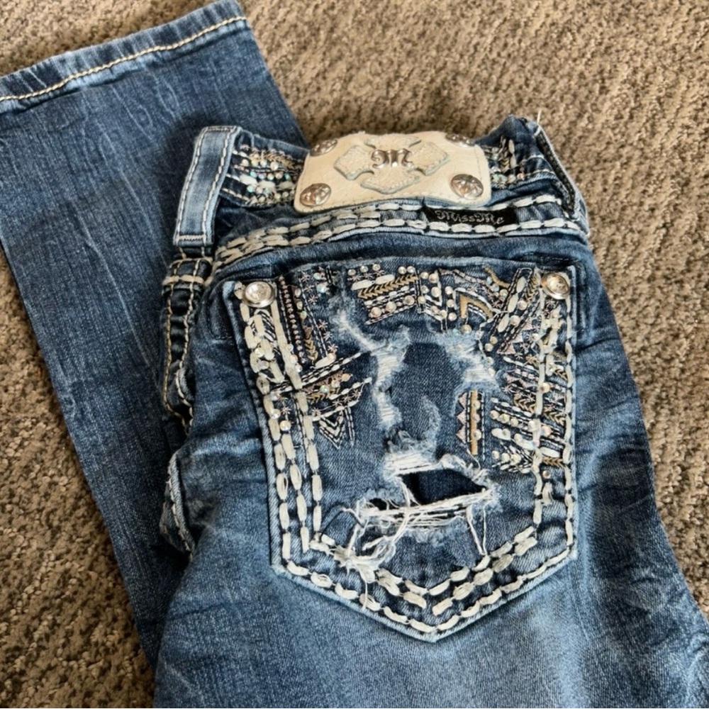 Miss me straight jeans women’s 24 long